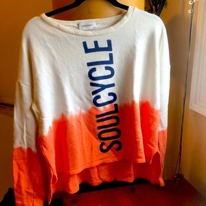 SoulCycle sweatshirt, great piece to throw on anytime. Sz small, fits medium.